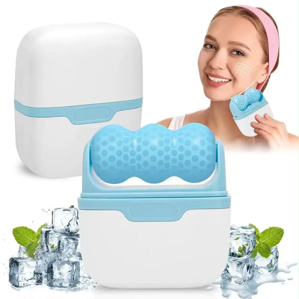 2 In 1 Ice Roller Face Massager