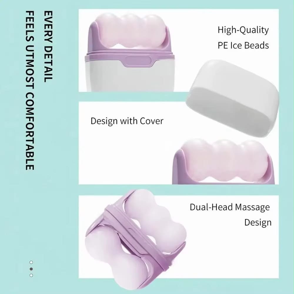 2 In 1 Ice Roller Face Massager
