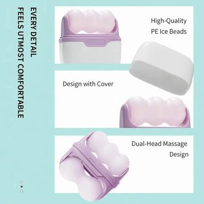 2 In 1 Ice Roller Face Massager