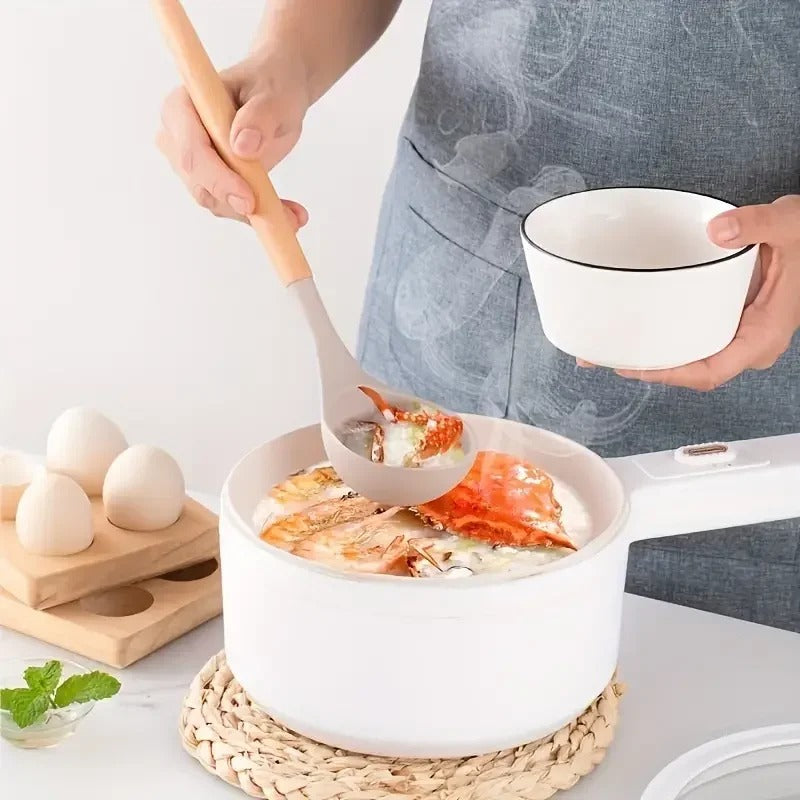 12pcs Set of Silicone Wooden Handle Kitchenware Set Non Stick
