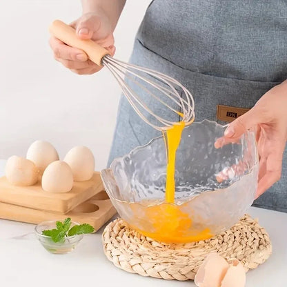 12pcs Set of Silicone Wooden Handle Kitchenware Set Non Stick