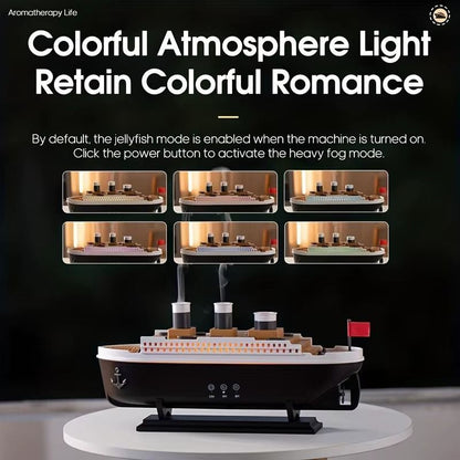 Premium Titanic Ship Air Humidifier With Remote Control