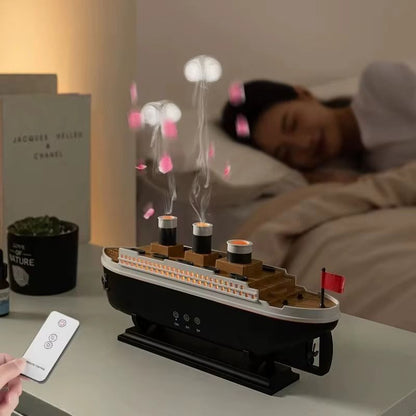 Premium Titanic Ship Air Humidifier With Remote Control