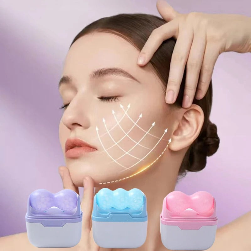 2 In 1 Ice Roller Face Massager