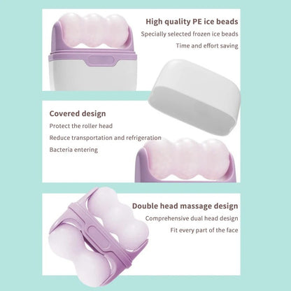 2 In 1 Ice Roller Face Massager